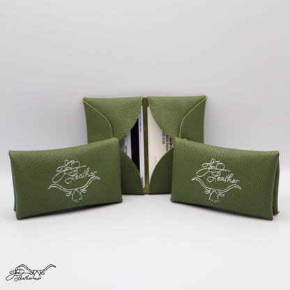 Double Fold Goatskin Card Wallet