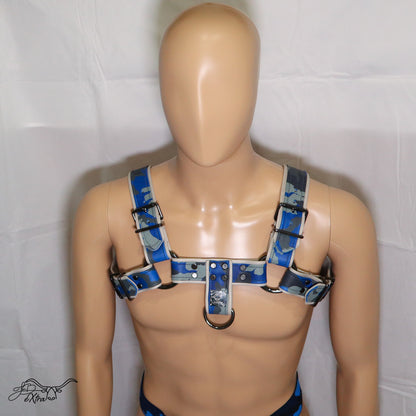 JonBx Blue Camo Fashion Harness - Special Edition