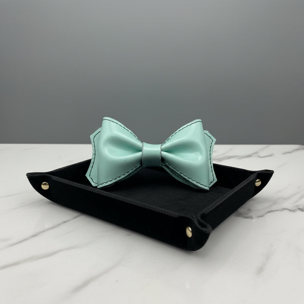 Leather Bow Tie