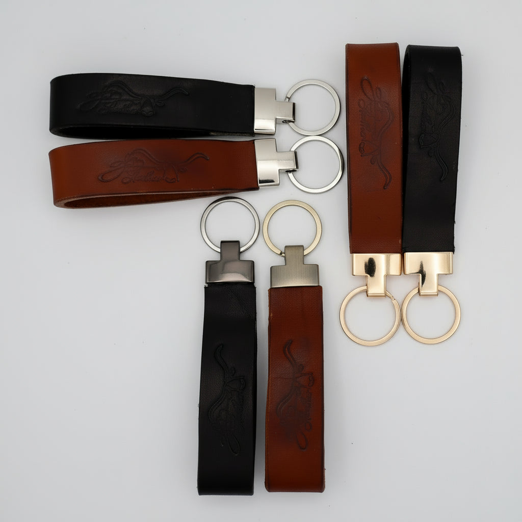 Full Grain Leather Keychain