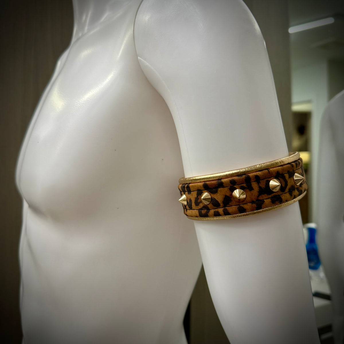 Cheetah Spike Arm Bands