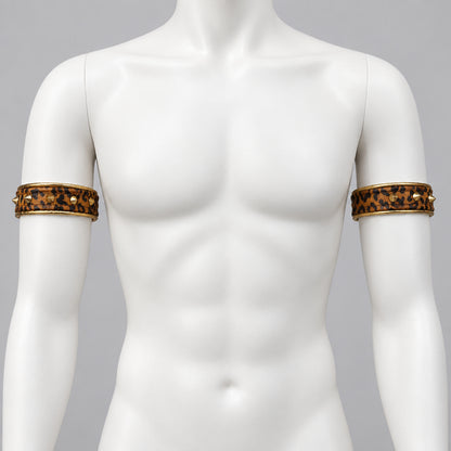 Cheetah Spike Arm Bands