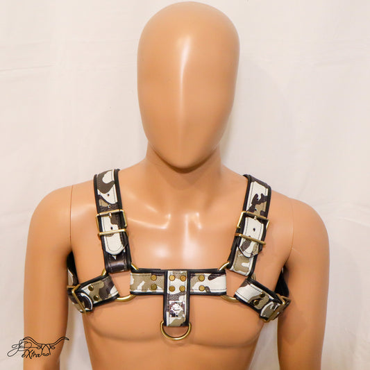 JonBx White Camo Fashion Harness - Special Edition
