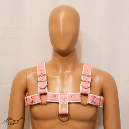 JonBx Pink and White Fashion Harness