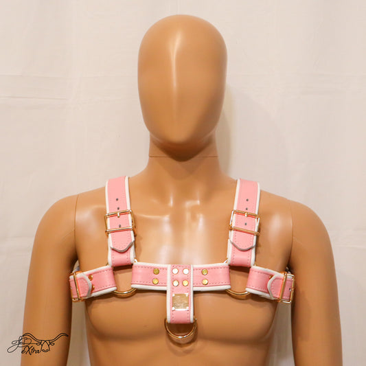 JonBx Pink and White Fashion Harness