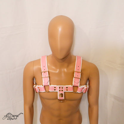 JonBx Pink and White Fashion Harness