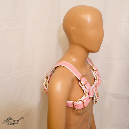 JonBx Pink and White Fashion Harness