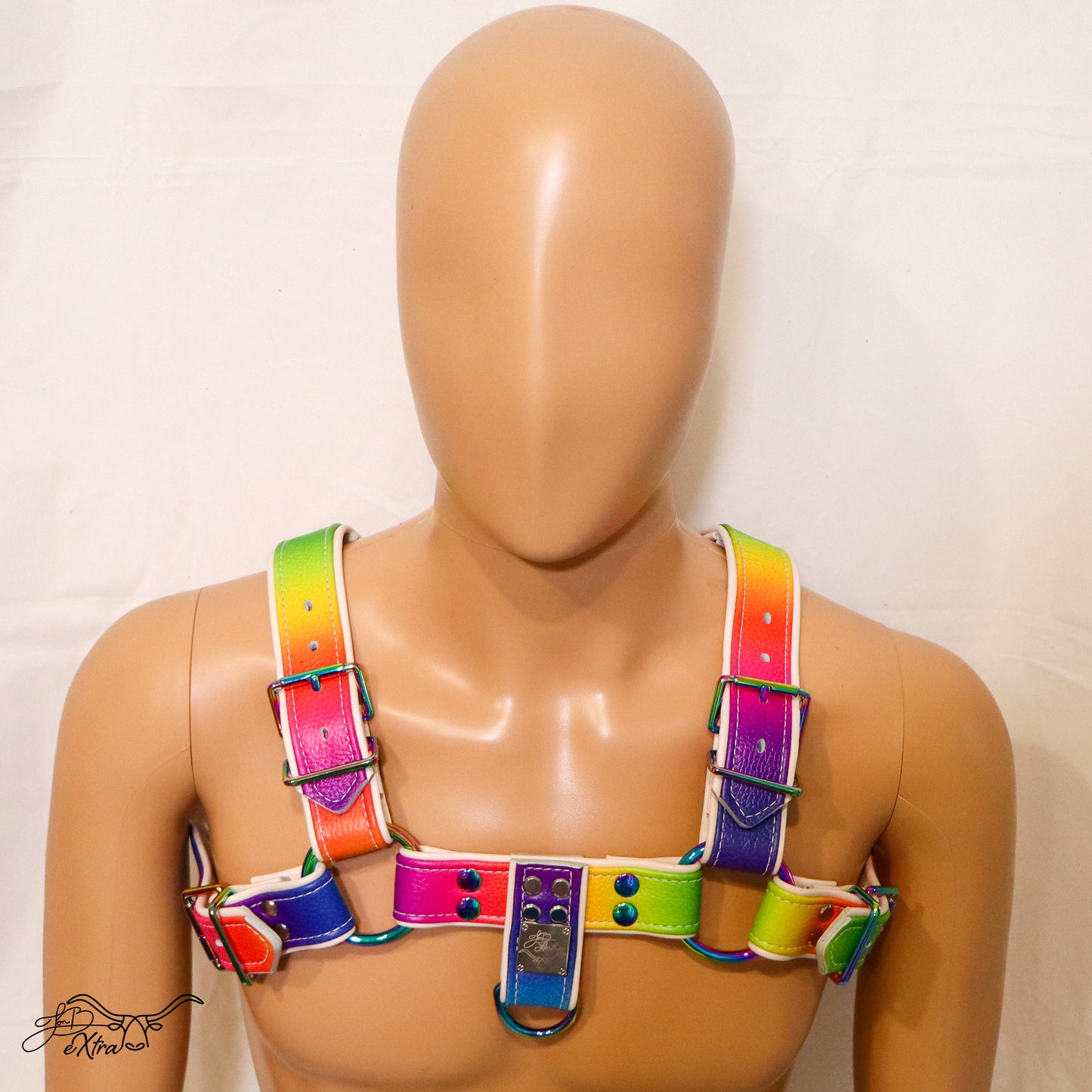 Electric Rainbow Pride Harness