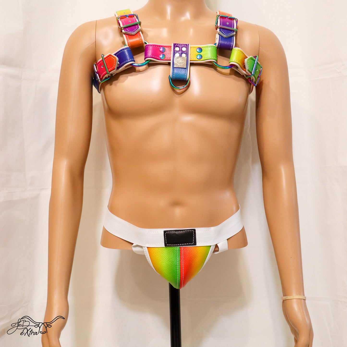 Electric Rainbow Pride Harness