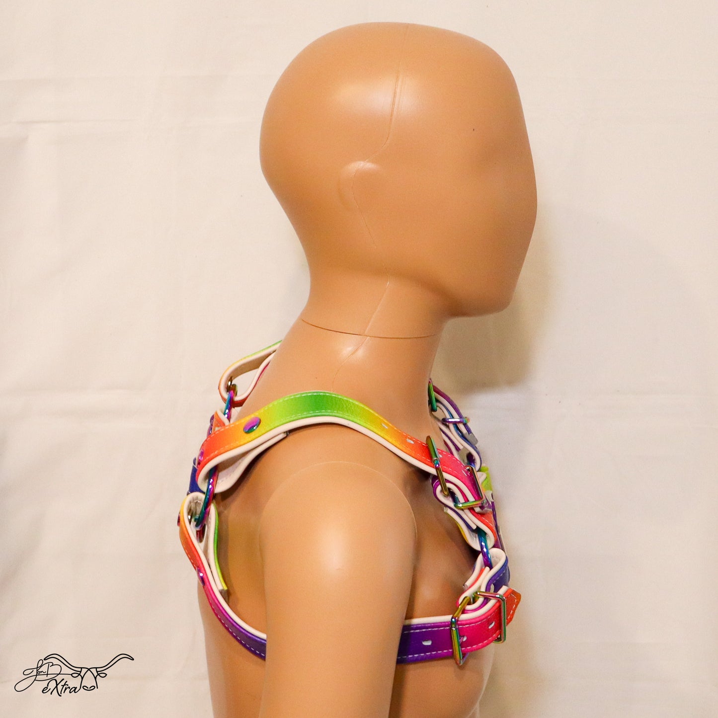 Electric Rainbow Pride Harness