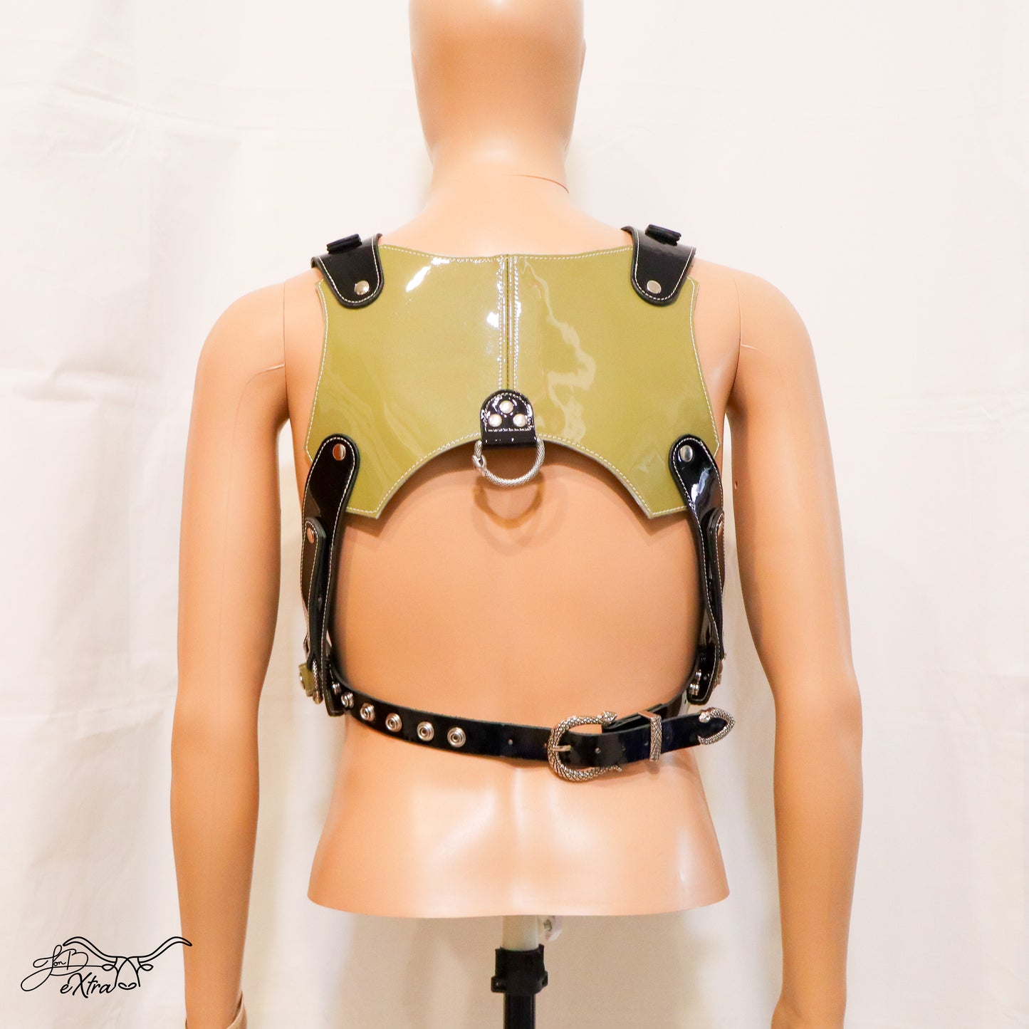 Jon Bx Patent Leather Serpent Harness