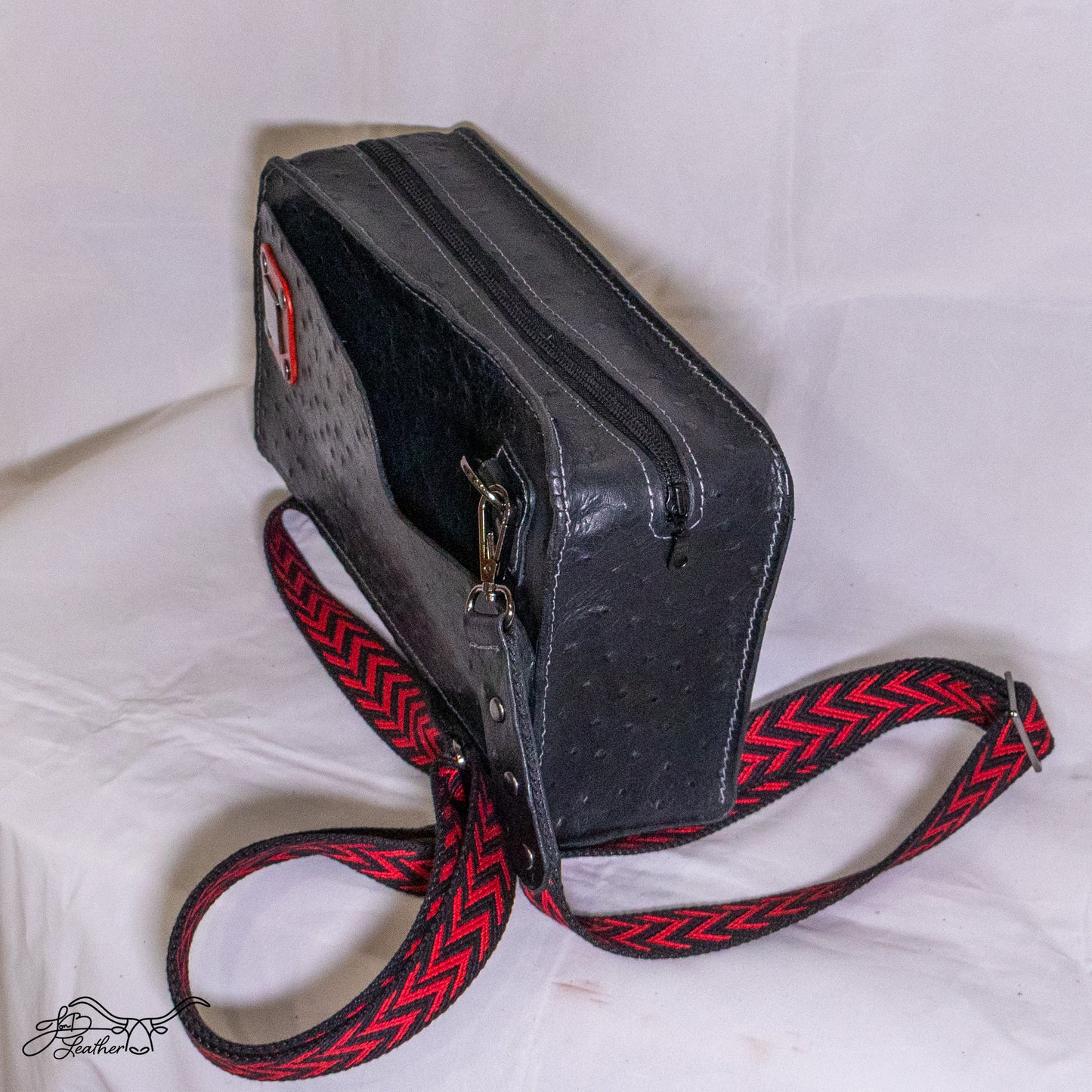 The Renee - Ostrich Embossed Crossbody