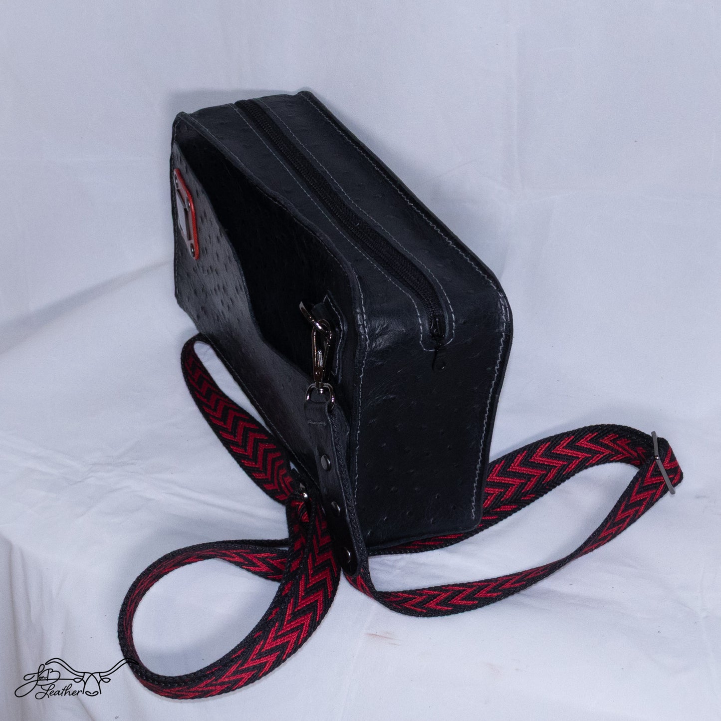 The Renee - Ostrich Embossed Crossbody