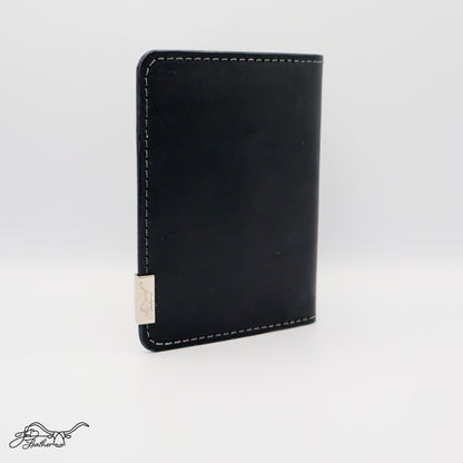 Bilman Passport Wallet in black full grain leather RFID protected