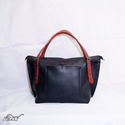Byron Weekender Tote size reference 17x10x7 inches