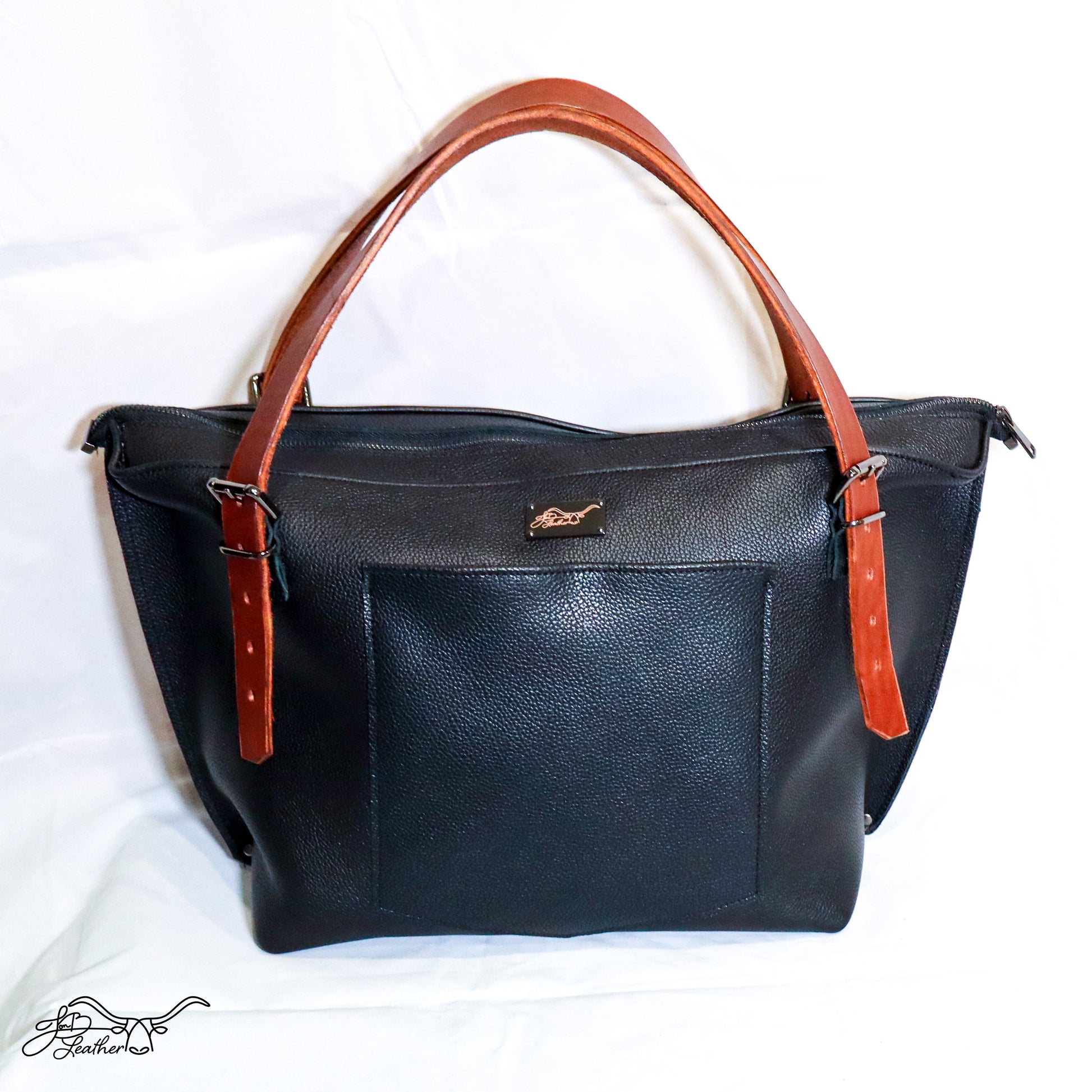Handmade Byron Weekender Tote leather bag for weekend trips