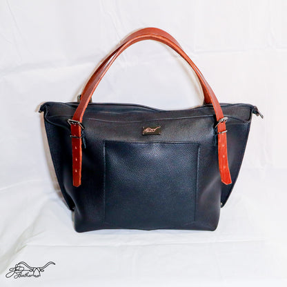 Byron Weekender Tote with adjustable leather strap
