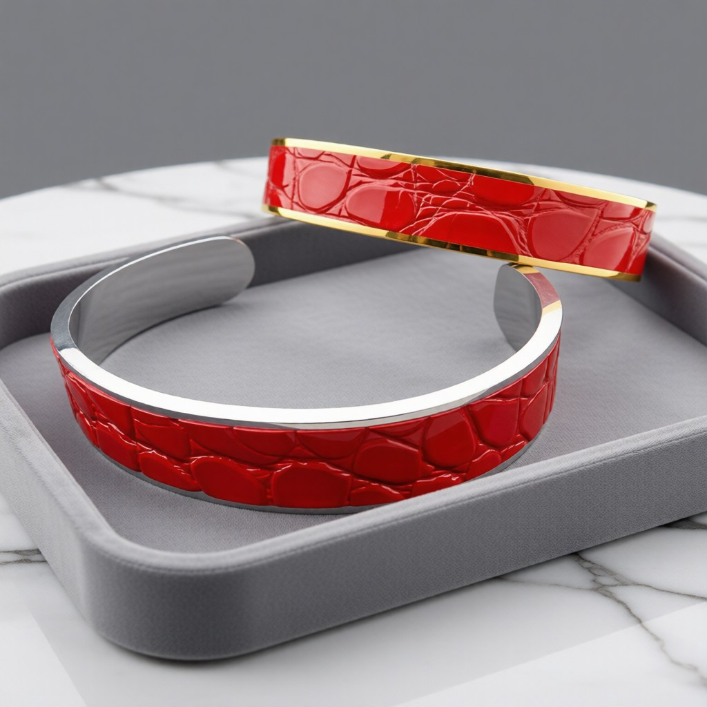 Exotics Inlay Cuff Bracelets