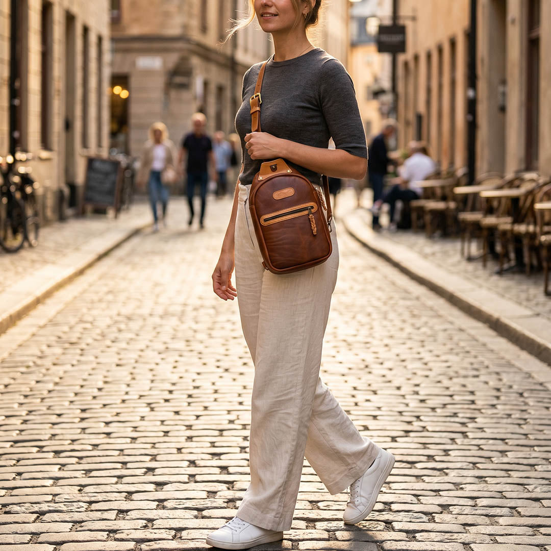 The Rustic - Leather Sling Bag