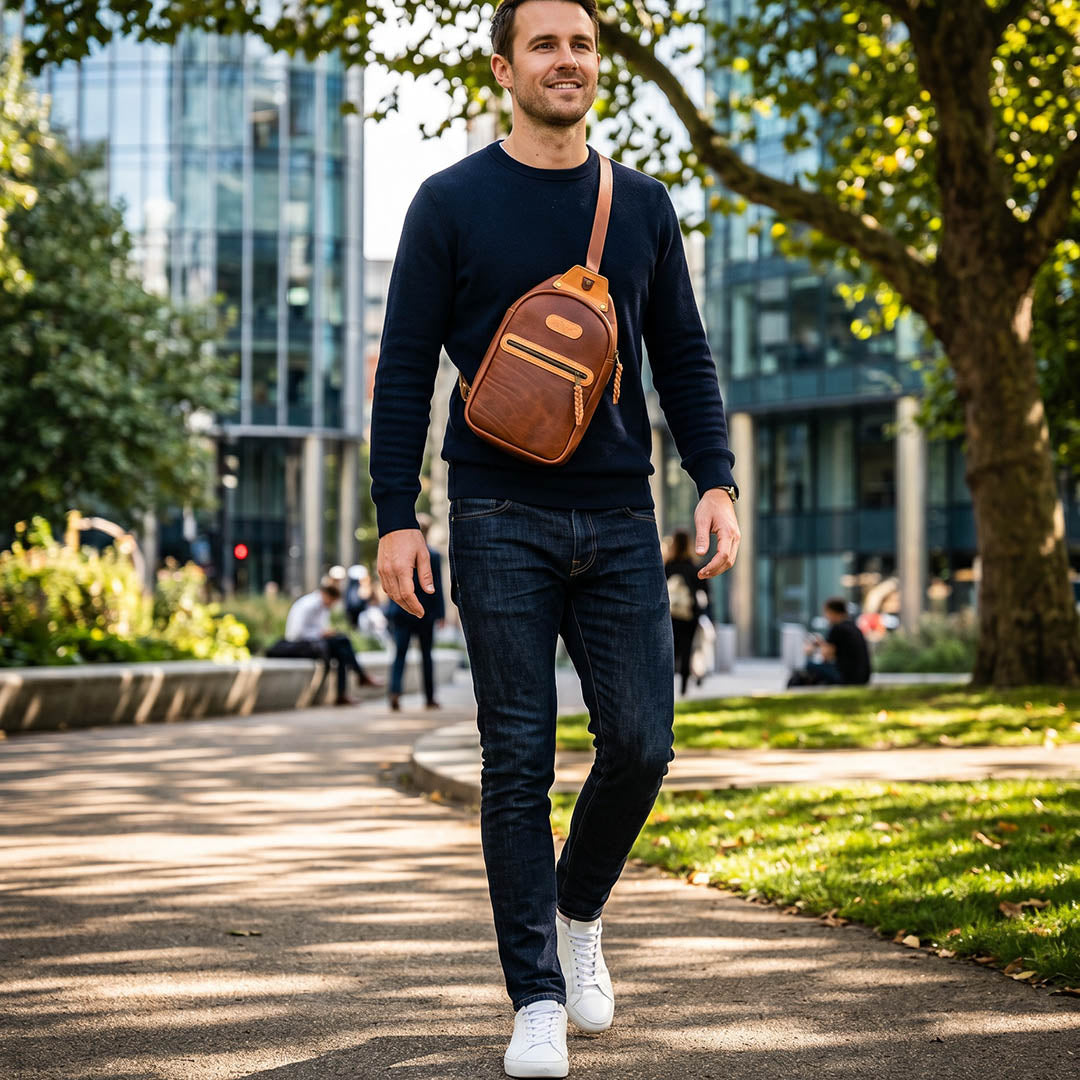 The Rustic - Leather Sling Bag