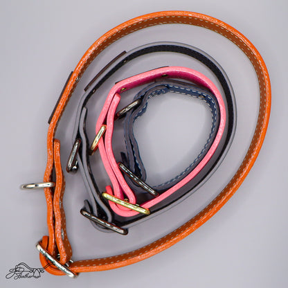 Handmade Luxe Pet Collars top view