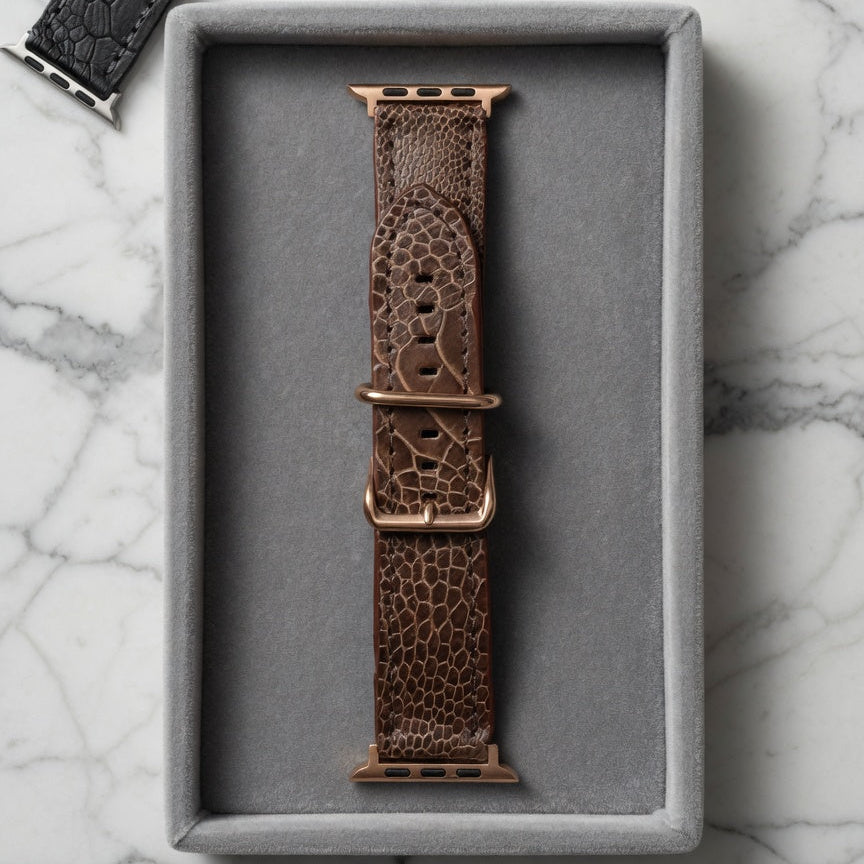 Feathered Time | Exotic Watch strap | Ostrich