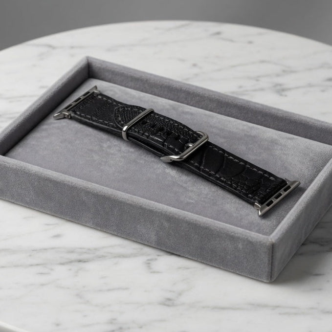 Feathered Time | Exotic Watch strap | Ostrich