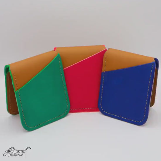 5 Card Color Flip Bi-Fold Wallet