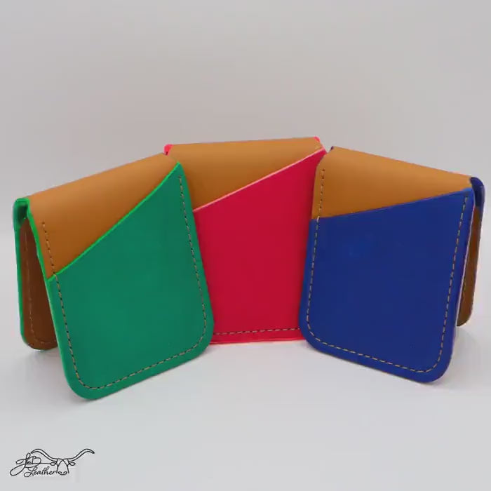 5 Card Color Flip Bi-Fold Wallet